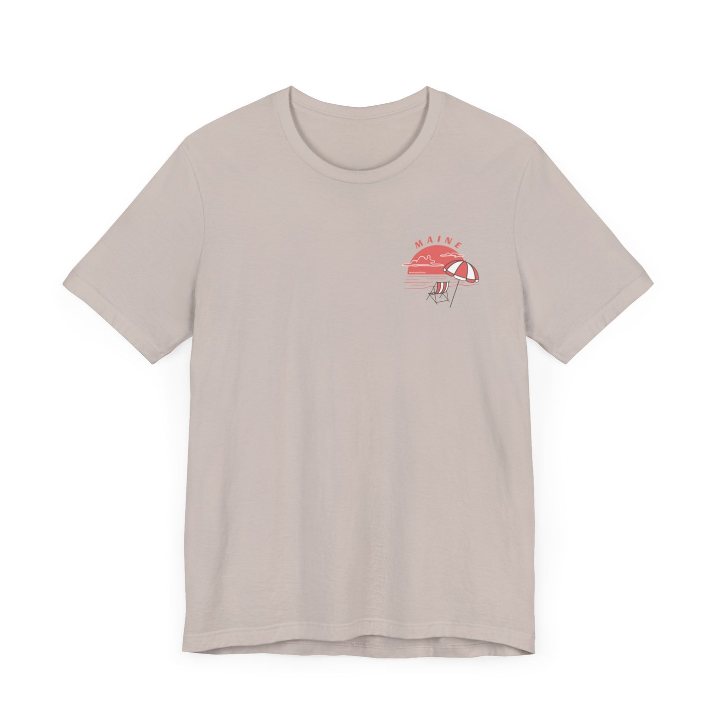 Maine Beach Umbrella Graphic Tee