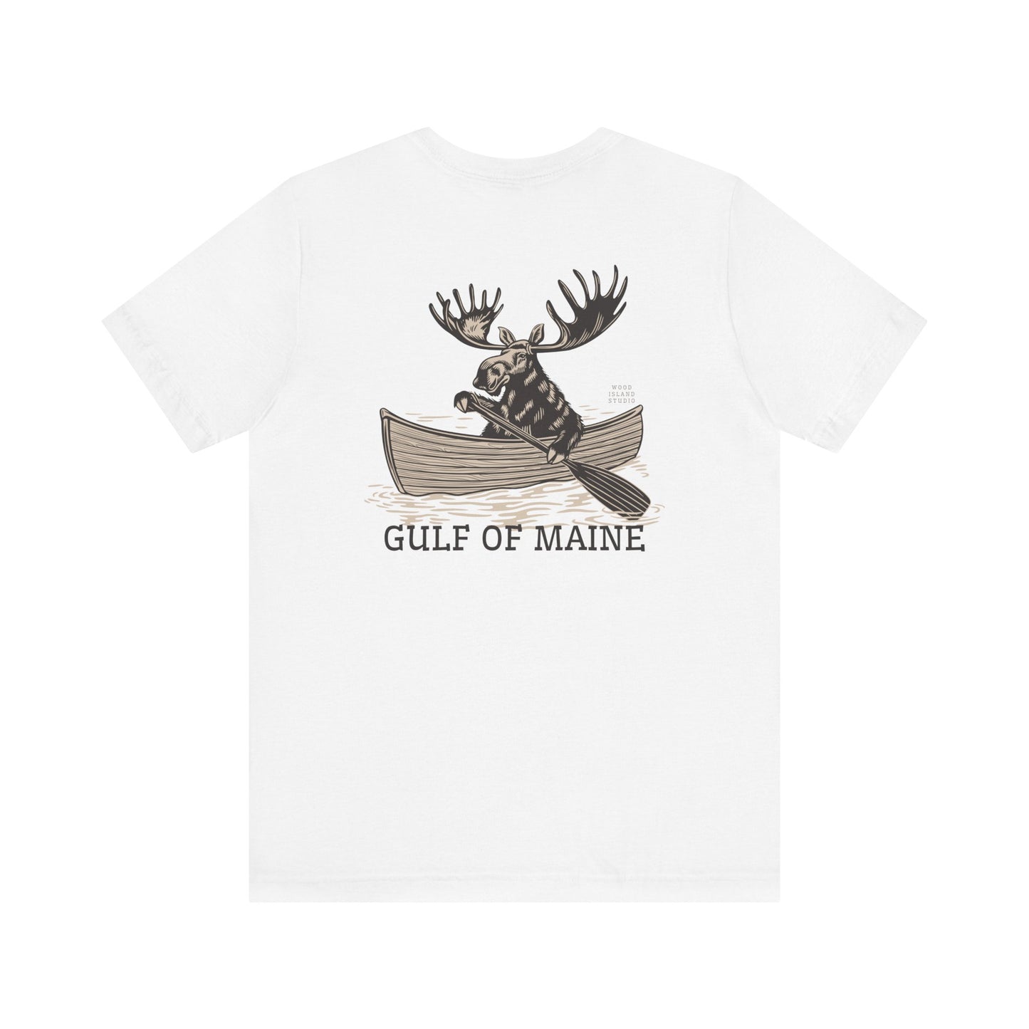 Gulf of Maine Rowing Moose Graphic Tee