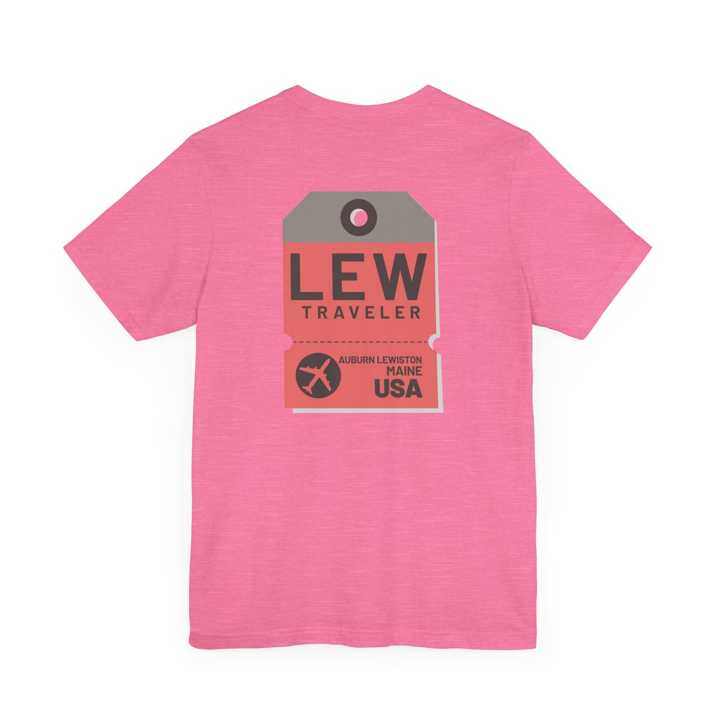 Lewiston Auburn Maine Luggage Tag Graphic Tee