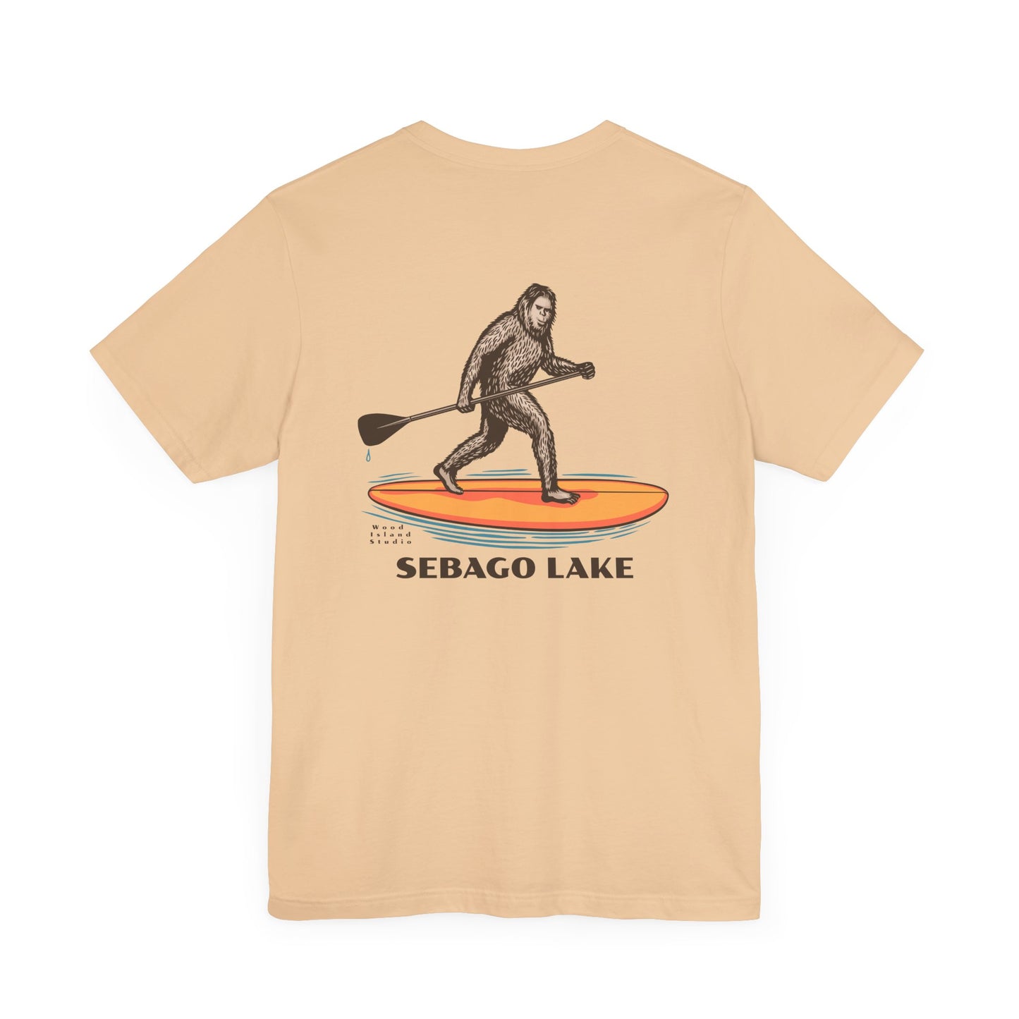 Sebago Lake Sasquatch Adventure Tee - Unisex Jersey Short Sleeve T-Shirt