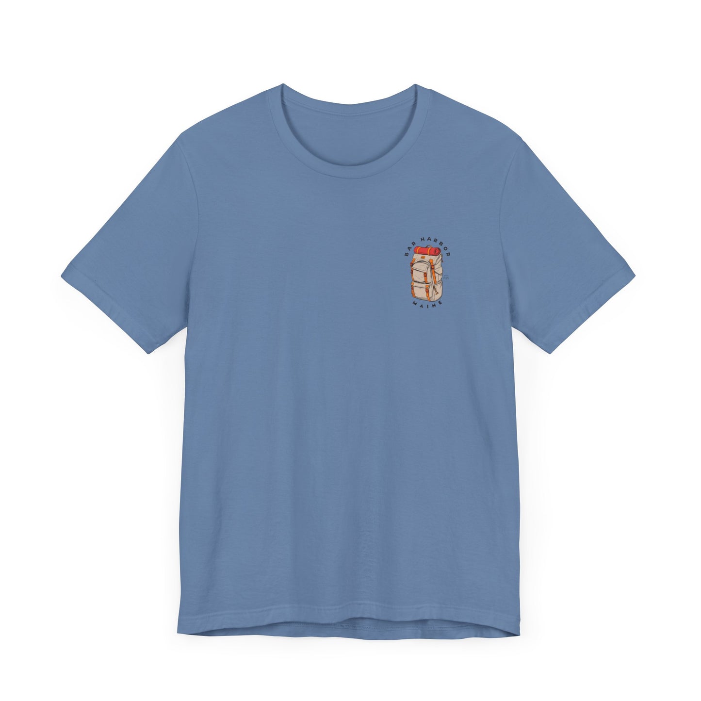 Bar Harbor Maine Backpacking Graphic Tee