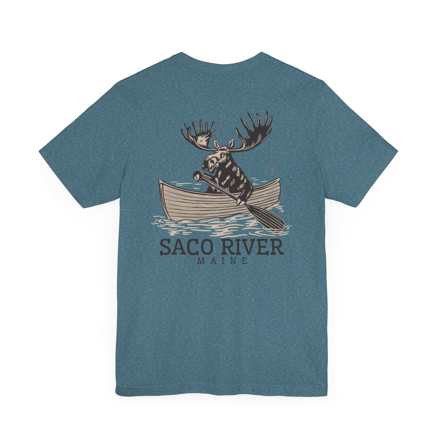 Saco River Rowing Moose Graphic Tee