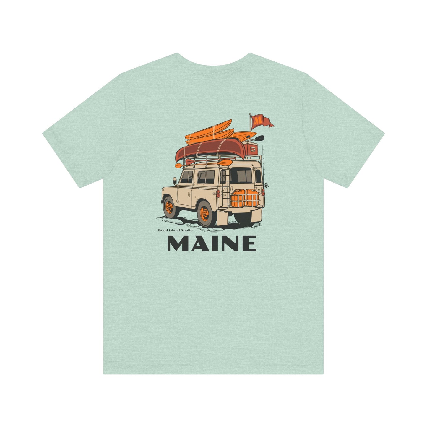 Maine Adventure Unisex Short Sleeve Tee - Perfect for Summer Trips!