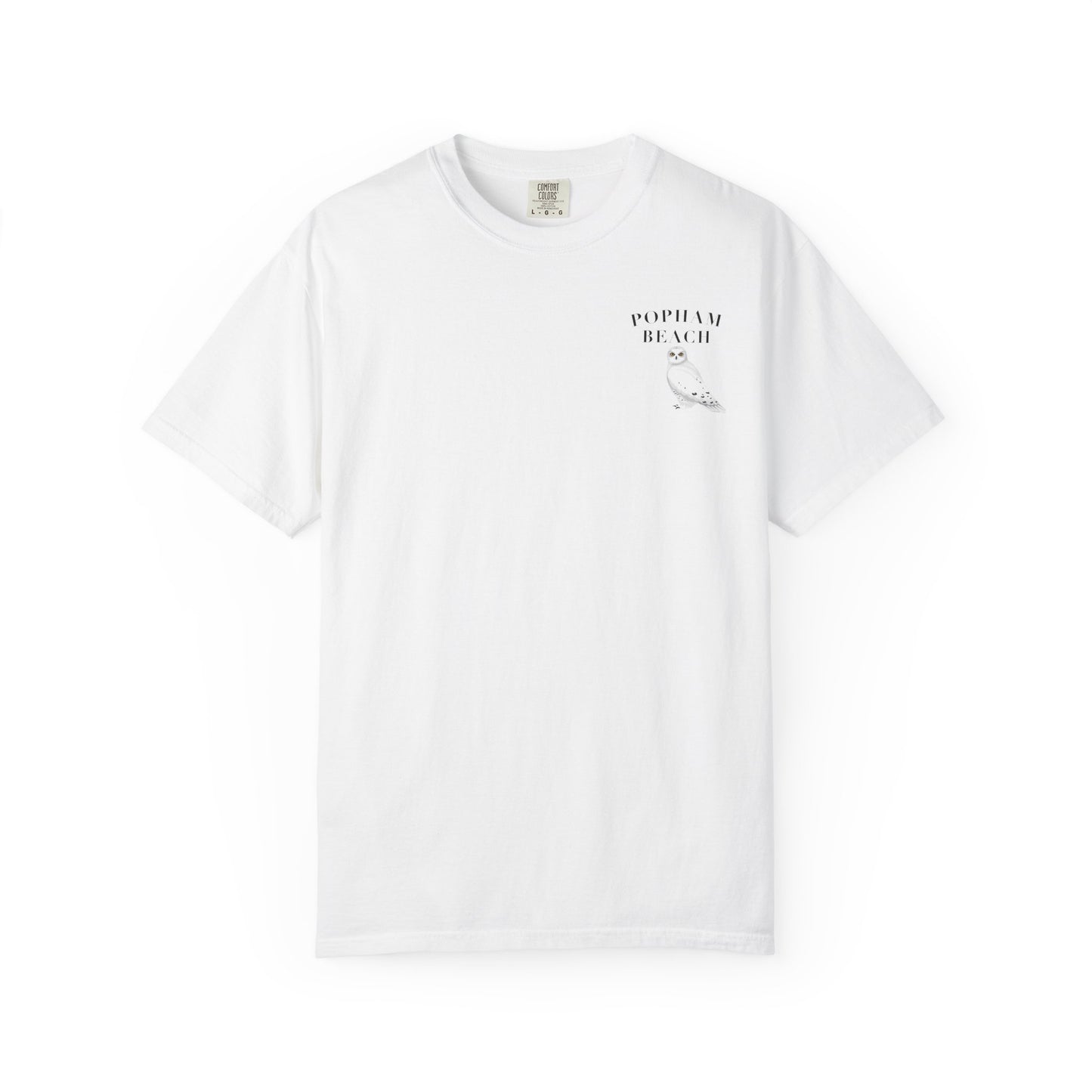 Popham Beach Snowy Owl Tee – Comfort Colors 1717