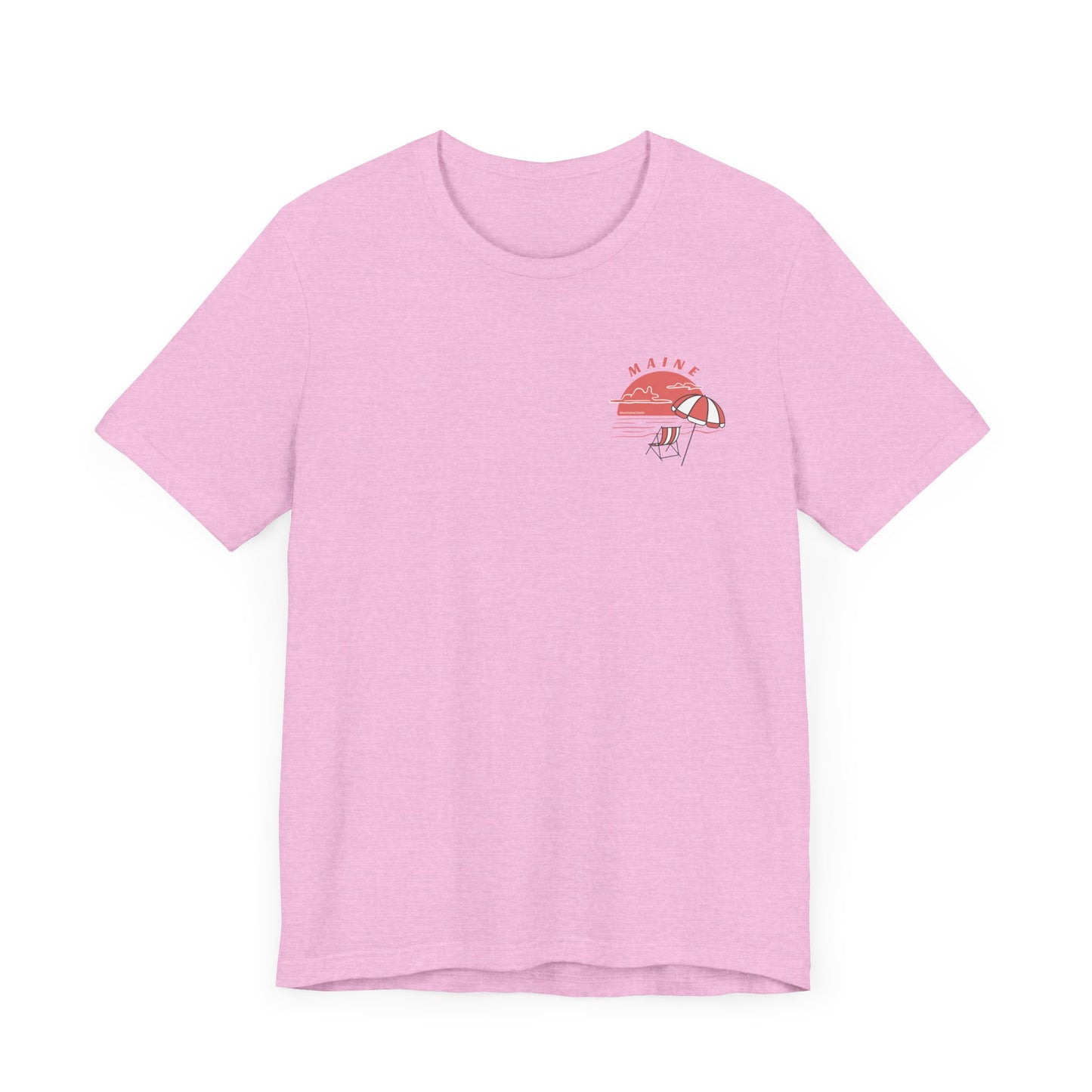 Maine Beach Umbrella Graphic Tee