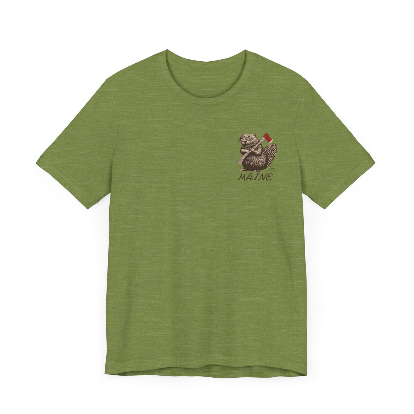 Beaver Axe Maine Graphic Unisex Tee