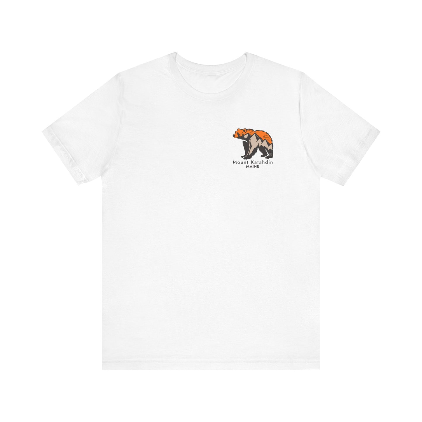 Mount Katahdin Maine Bear Graphic Unisex Tee