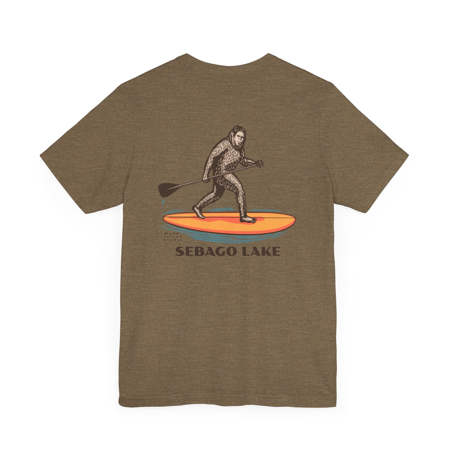 Sebago Lake Sasquatch Adventure Tee - Unisex Jersey Short Sleeve T-Shirt