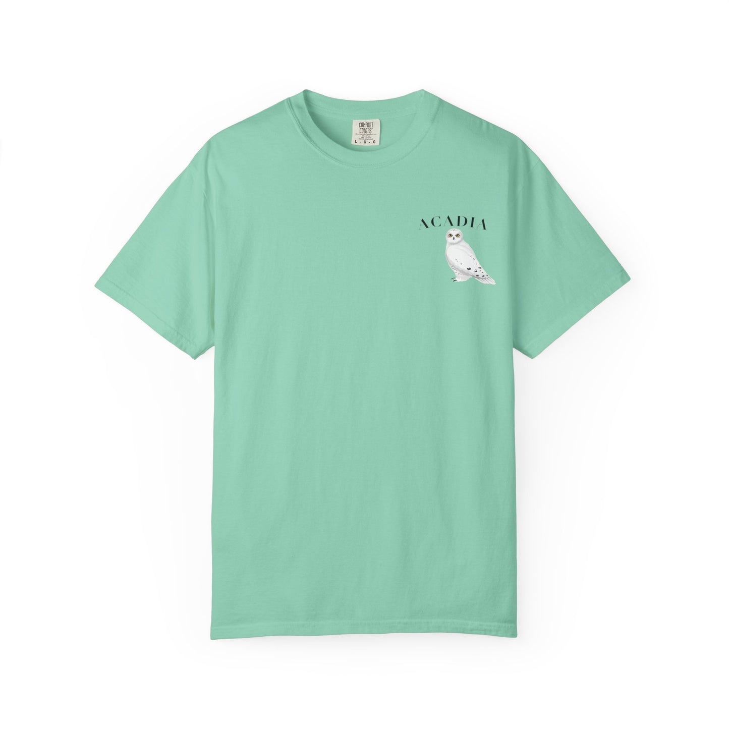 Acadia National Park Snowy Owl Tee – Comfort Colors 1717