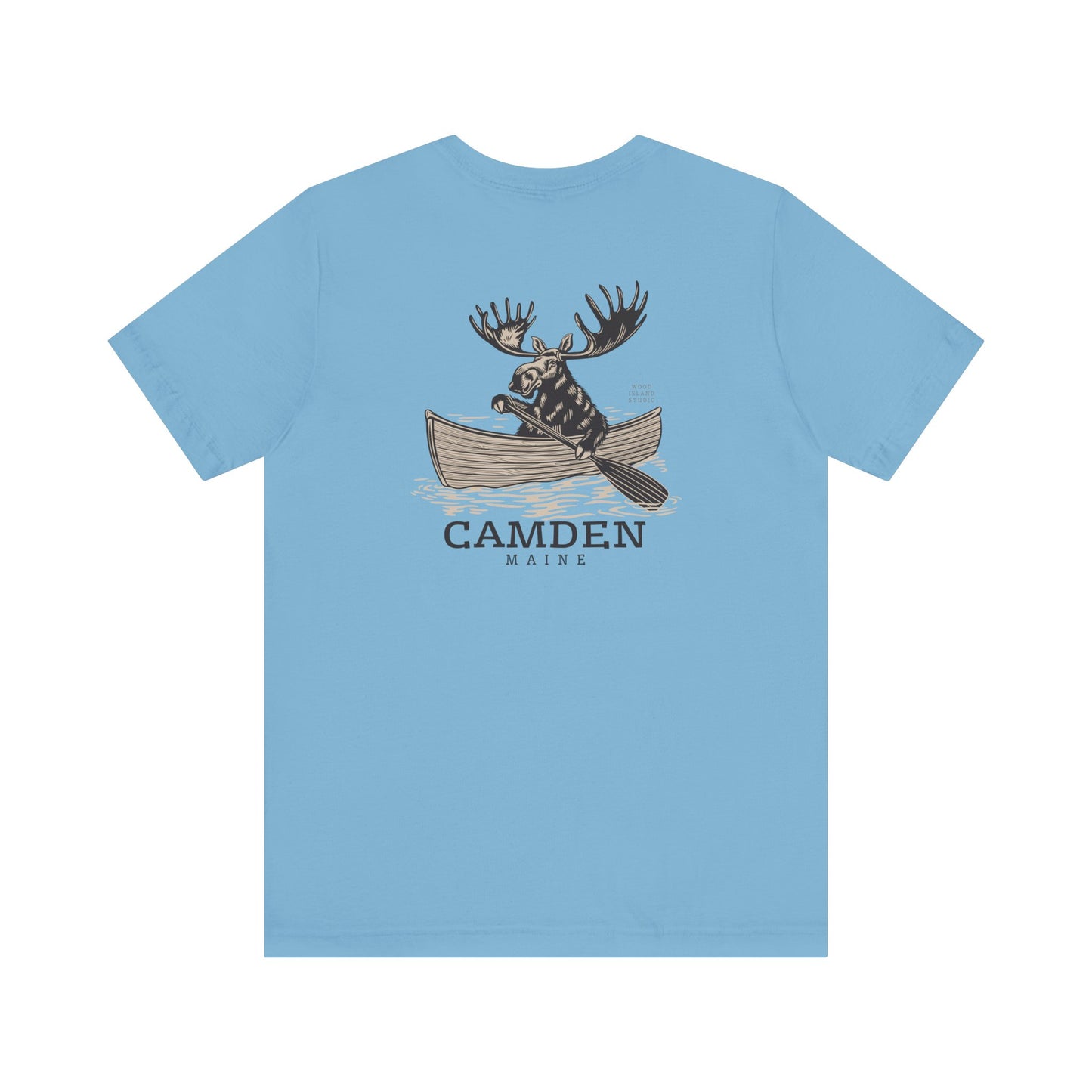 Camden Maine Rowing Moose Graphic Tee
