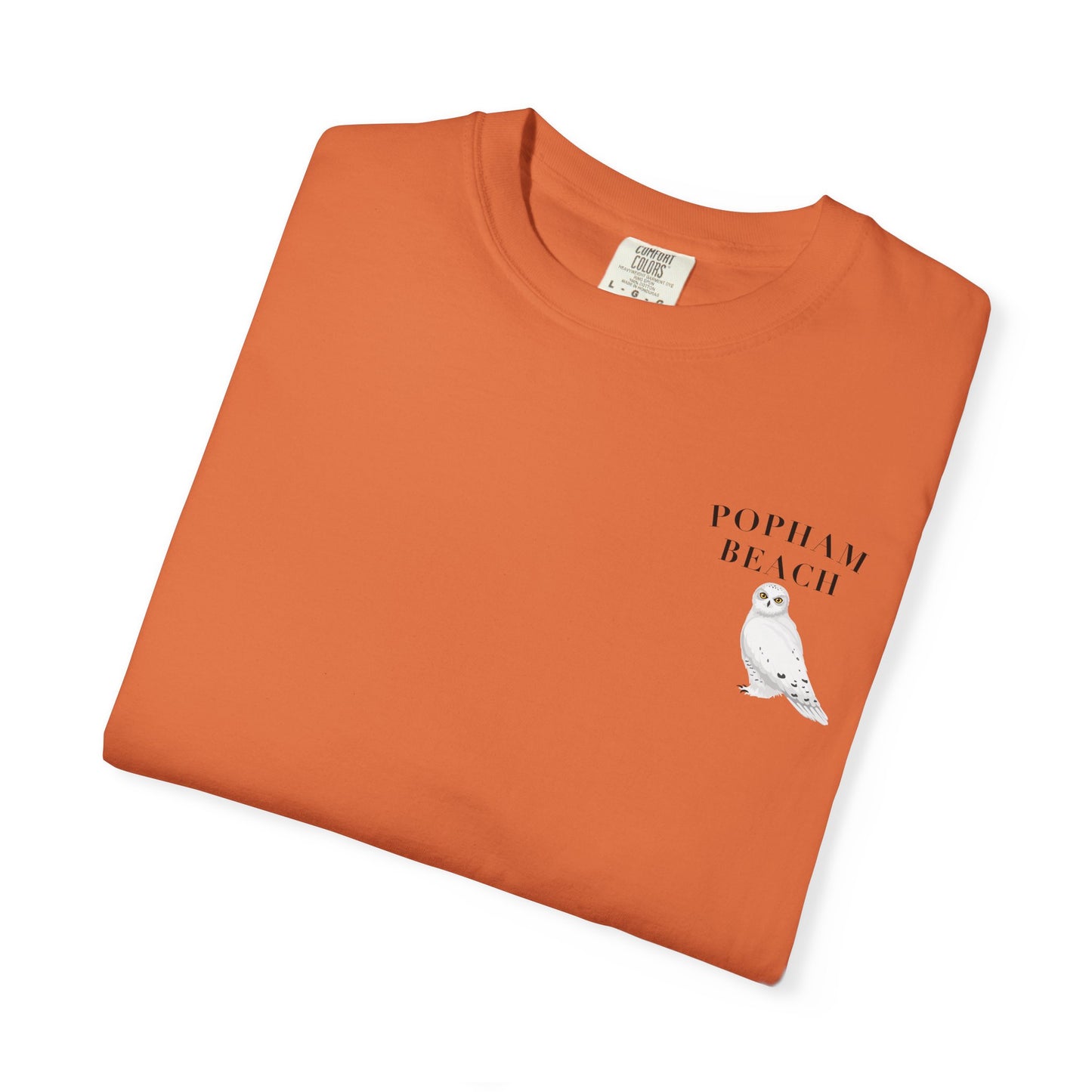 Popham Beach Snowy Owl Tee – Comfort Colors 1717