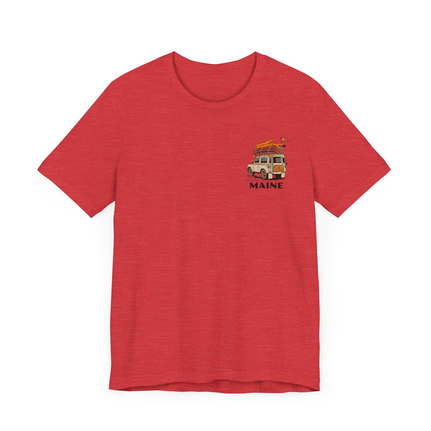 Maine Adventure Unisex Short Sleeve Tee - Perfect for Summer Trips!