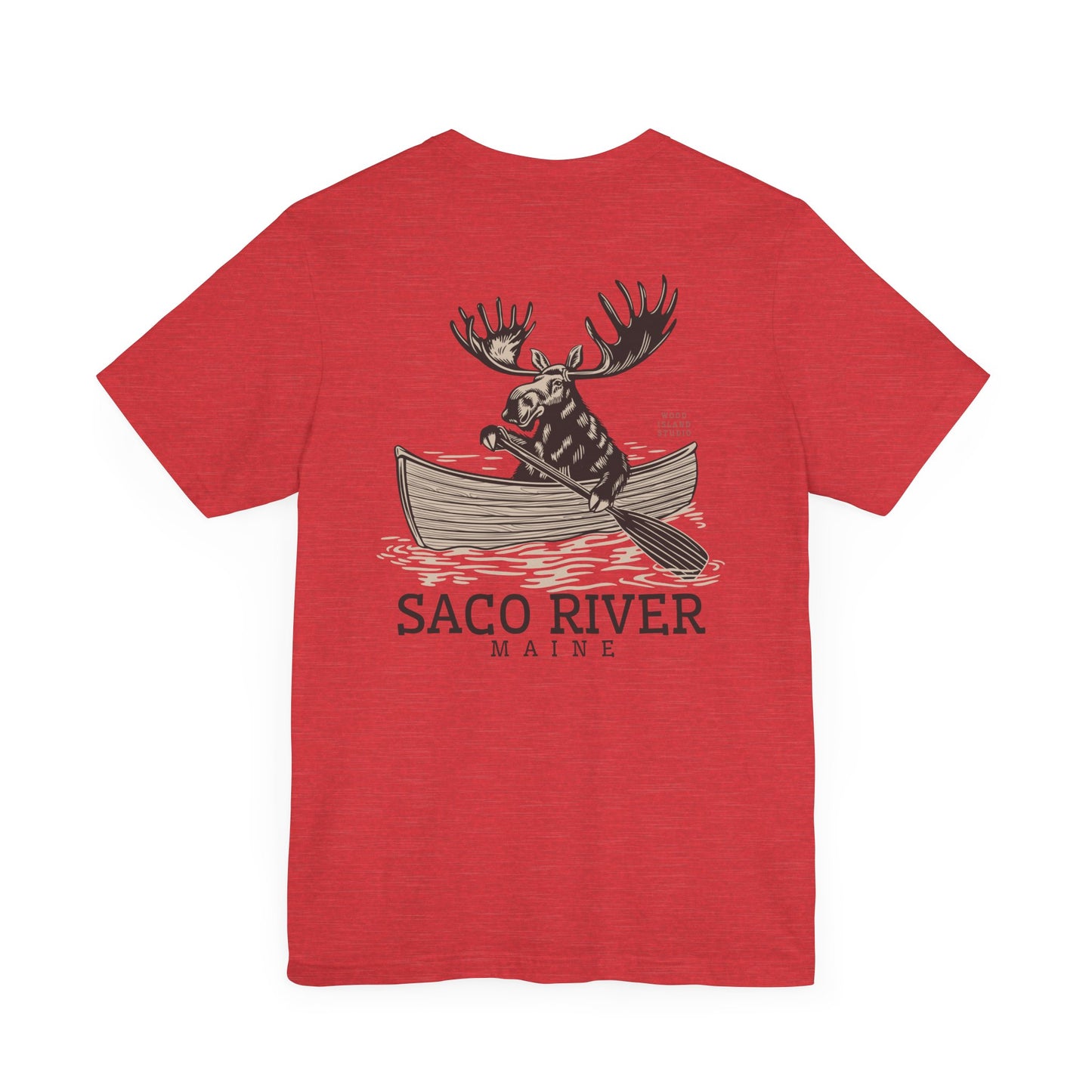 Saco River Rowing Moose Graphic Tee