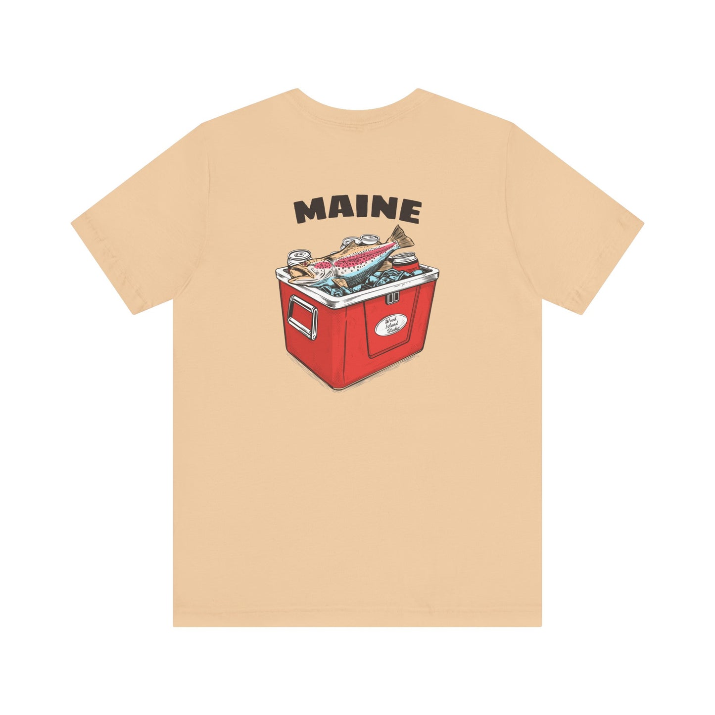 Maine FIsh Camp Graphic Unisex Tee