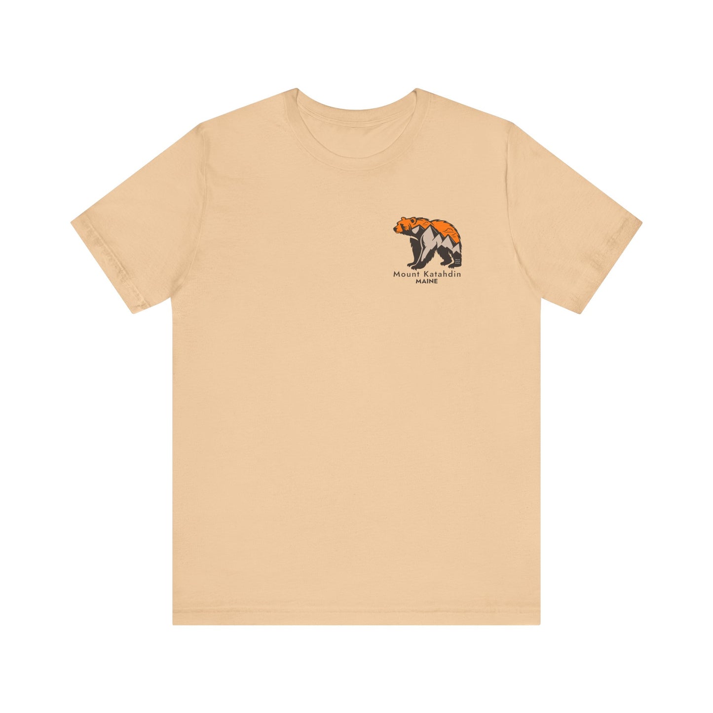 Mount Katahdin Maine Bear Graphic Unisex Tee