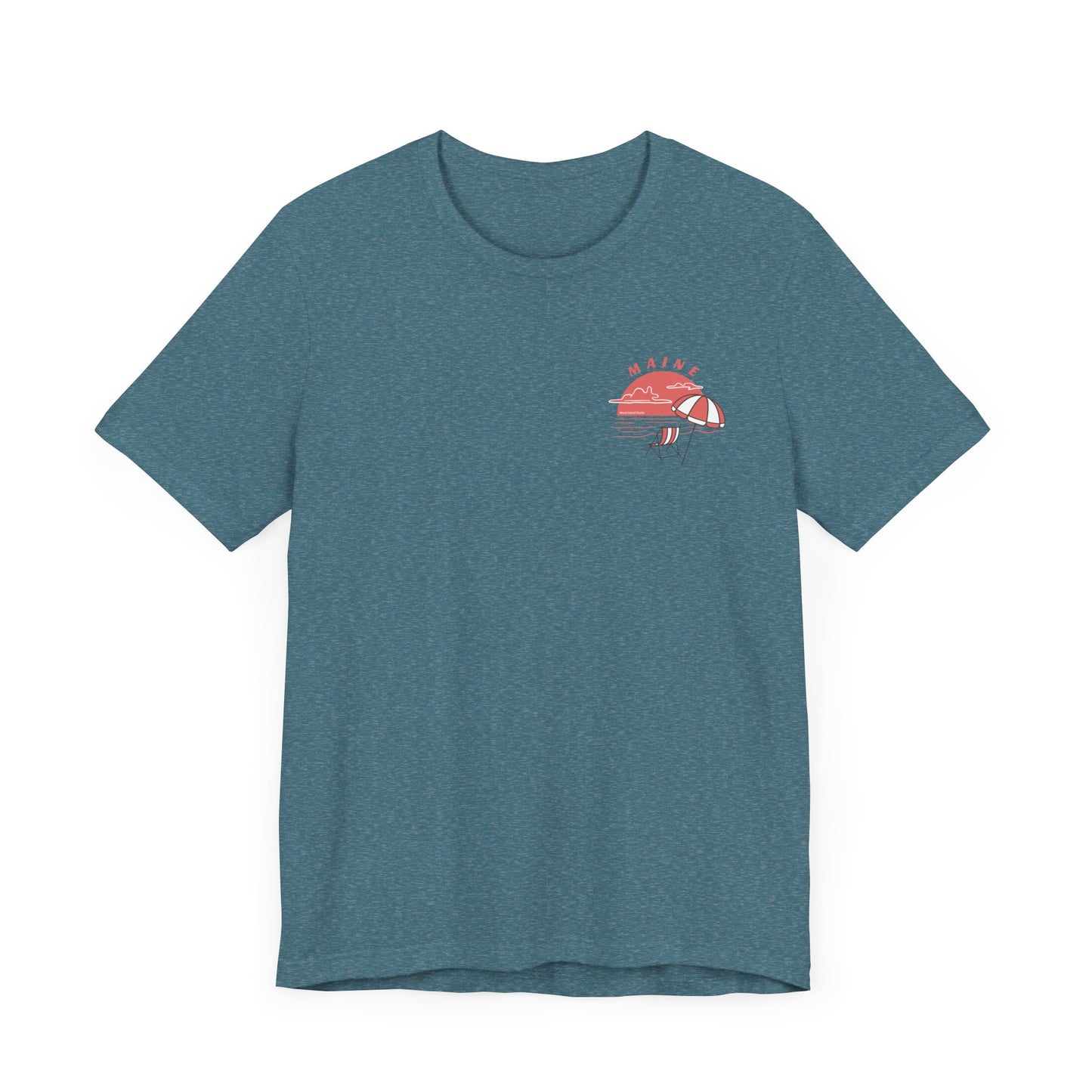Maine Beach Umbrella Graphic Tee