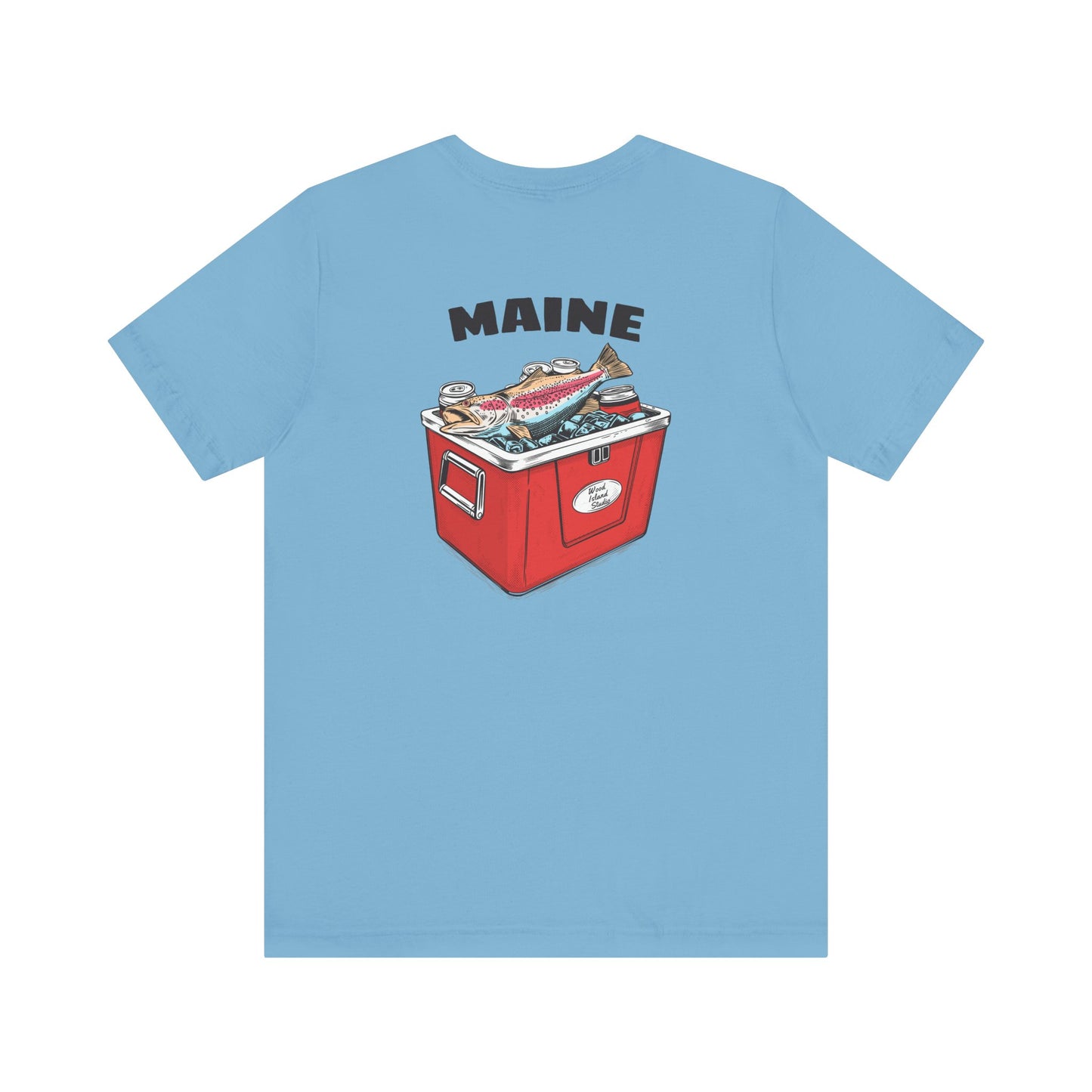 Maine FIsh Camp Graphic Unisex Tee