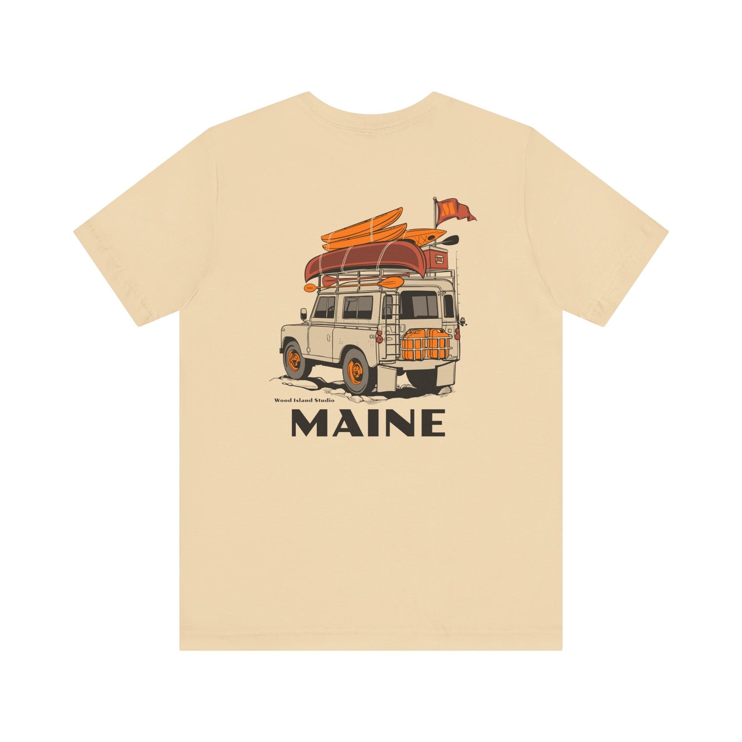 Maine Adventure Unisex Short Sleeve Tee - Perfect for Summer Trips!
