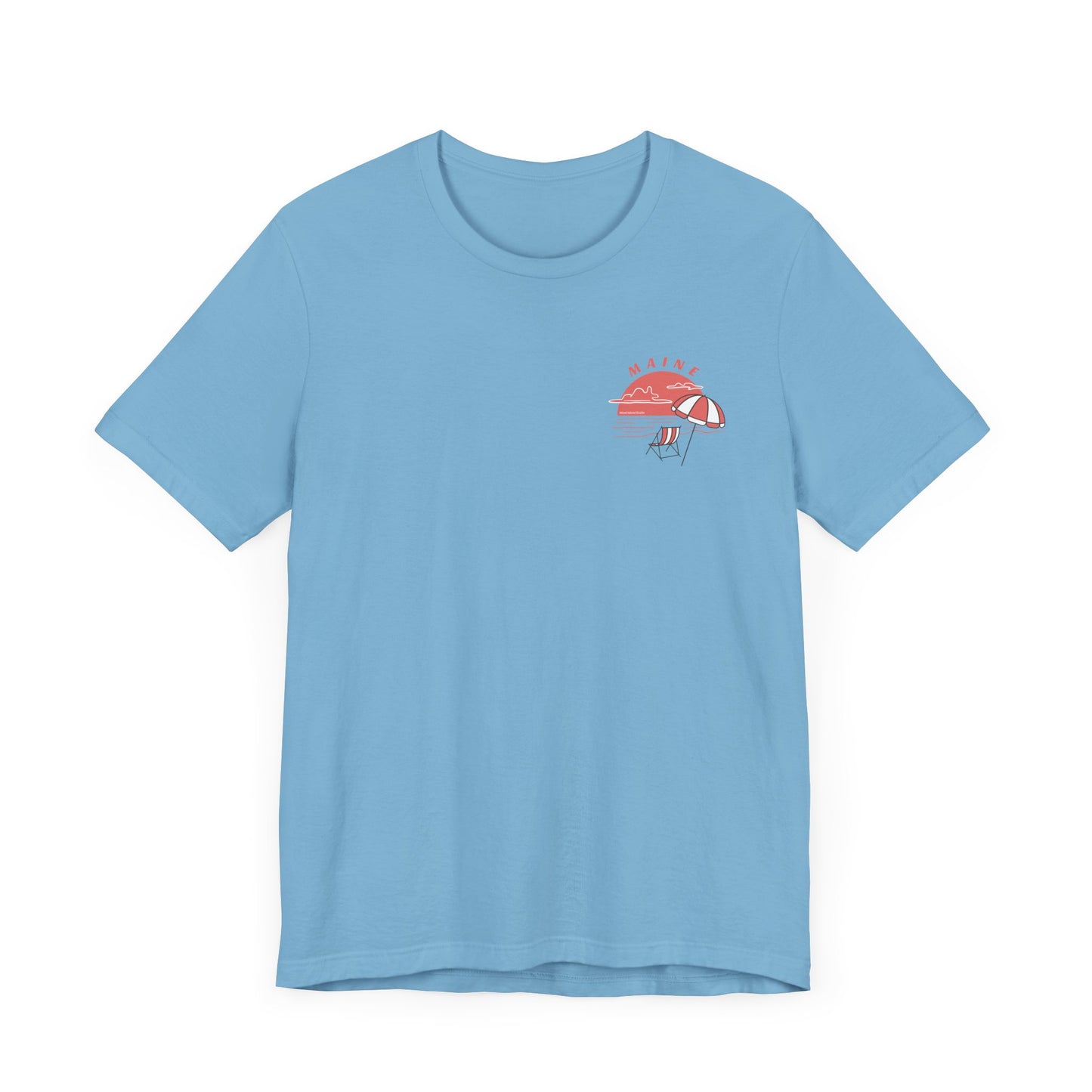 Maine Beach Umbrella Graphic Tee