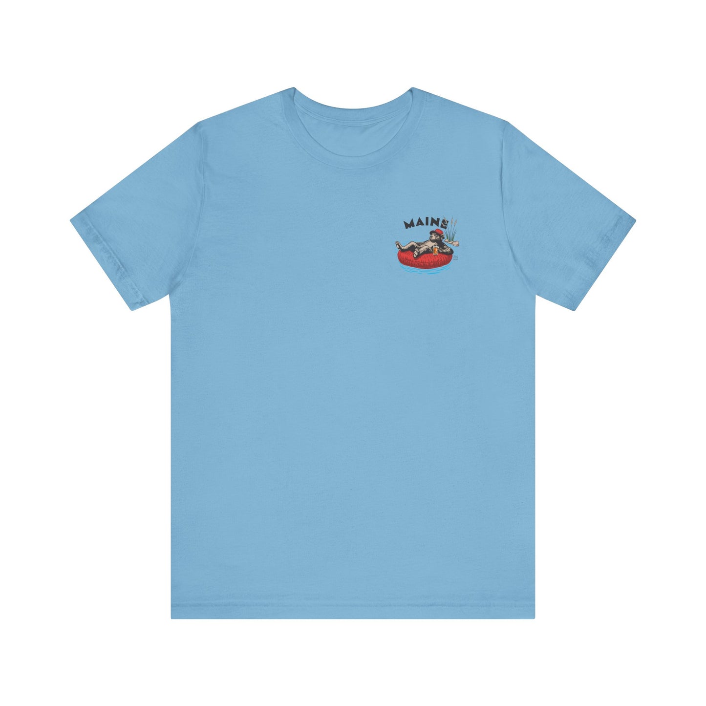 Maine Rafting Bear Graphic Tee