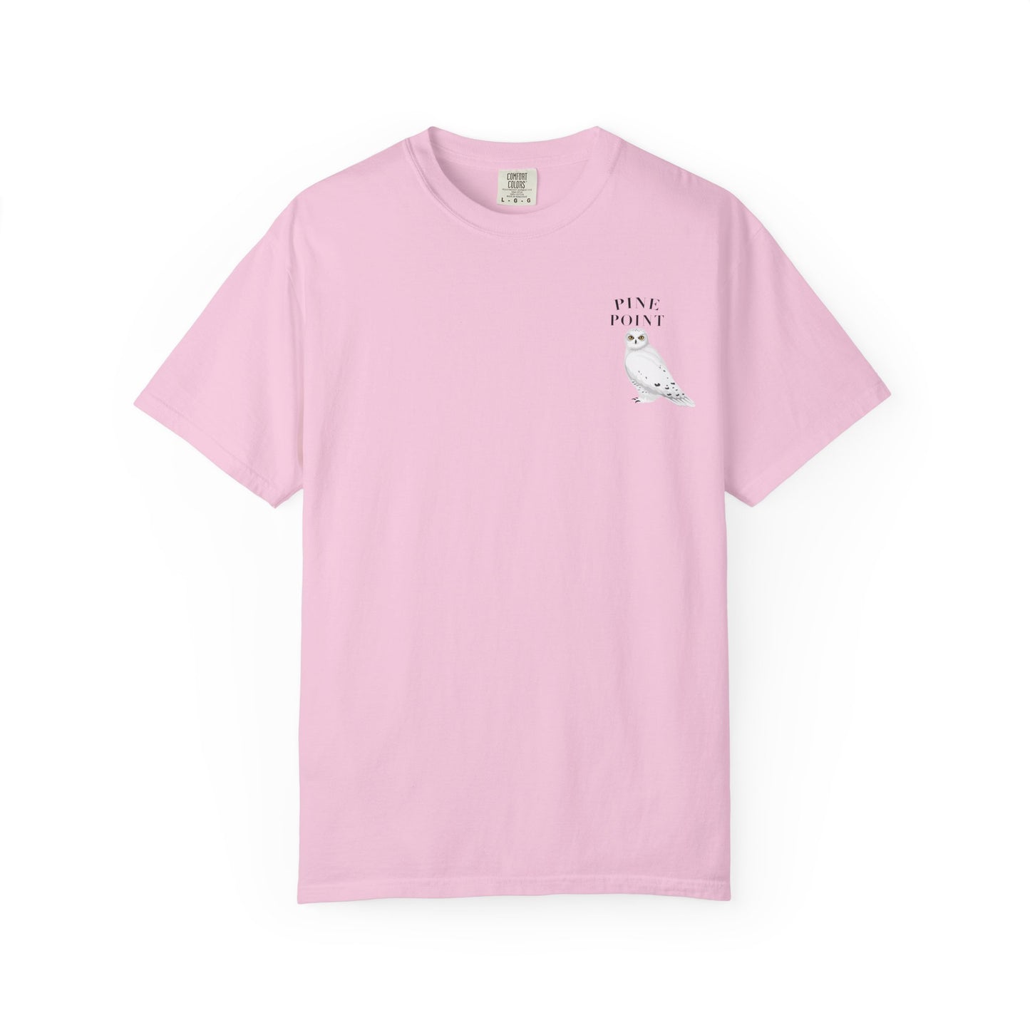 Pine Point Snowy Owl Tee – Comfort Colors 1717