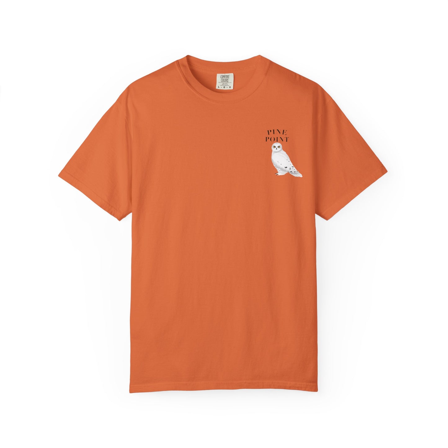 Pine Point Snowy Owl Tee – Comfort Colors 1717