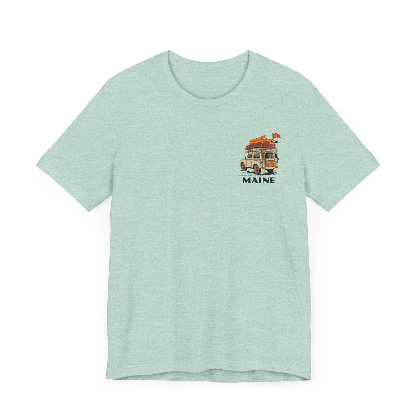 Maine Adventure Unisex Short Sleeve Tee - Perfect for Summer Trips!