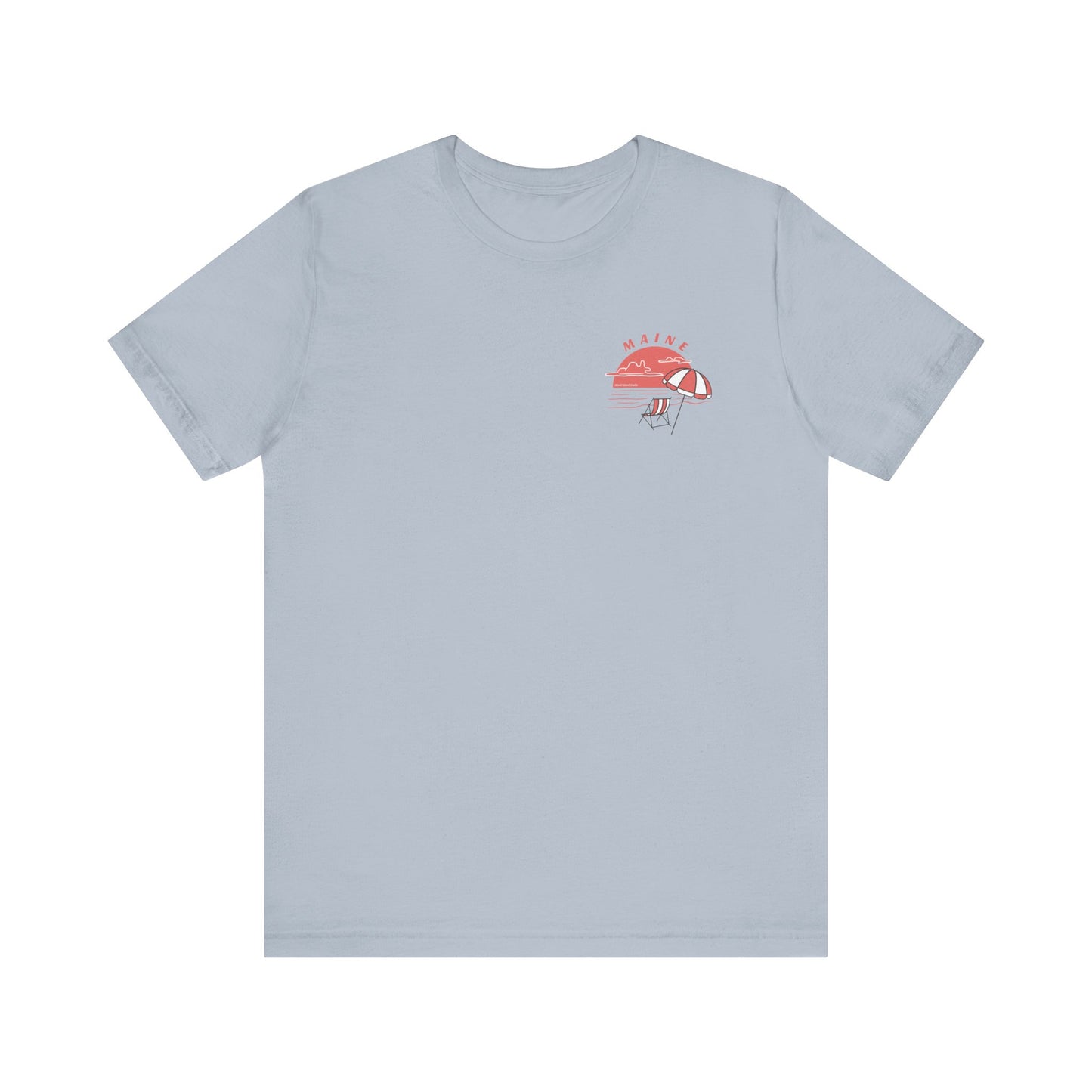 Maine Beach Umbrella Graphic Tee