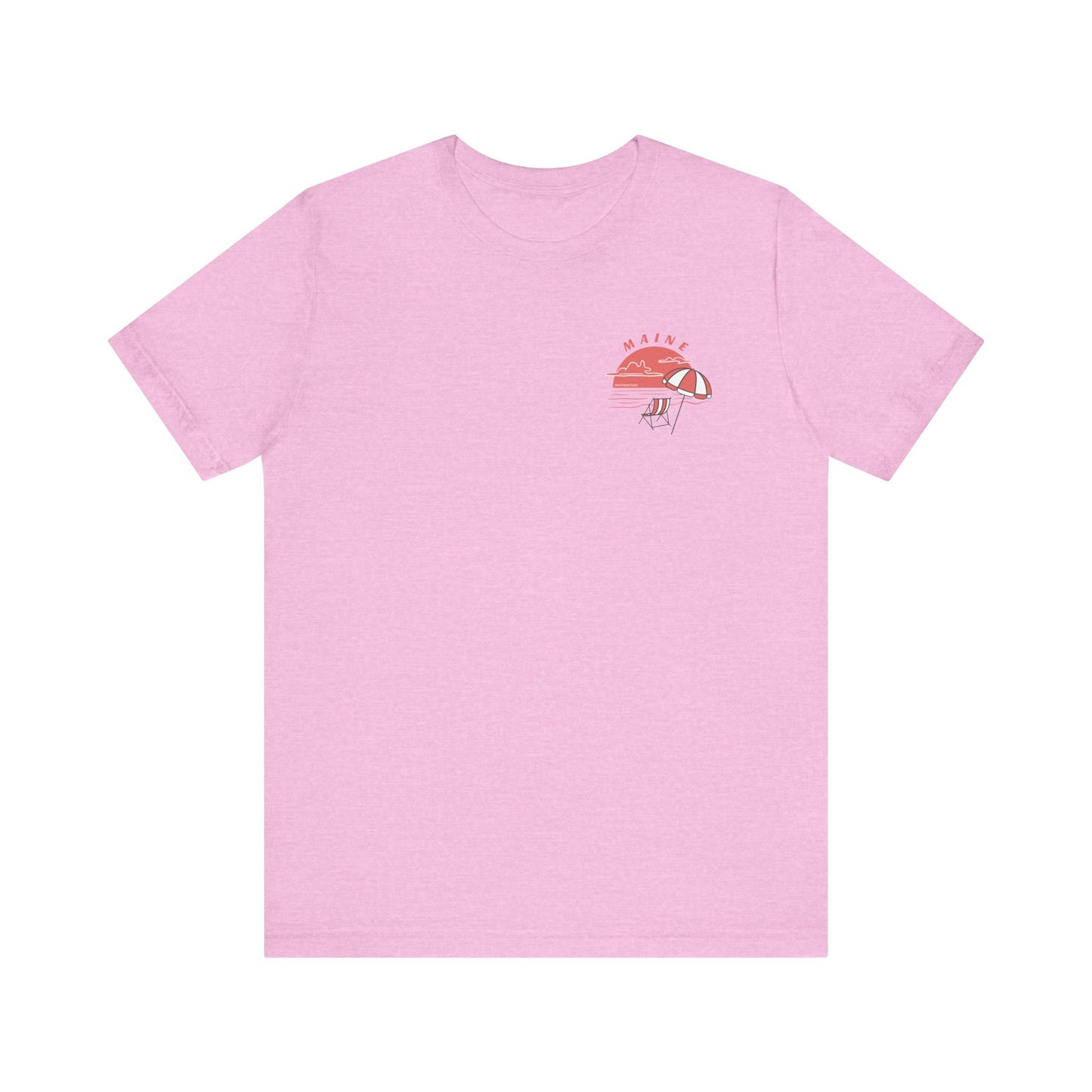 Maine Beach Umbrella Graphic Tee