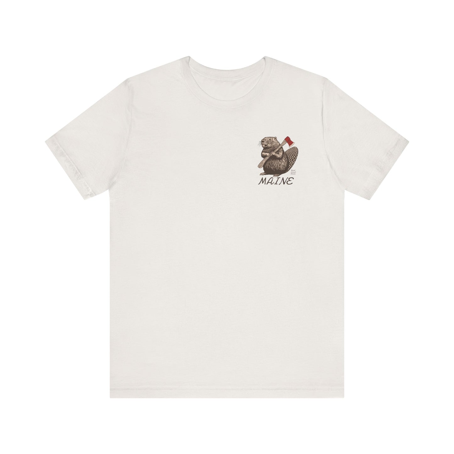 Beaver Axe Maine Graphic Unisex Tee