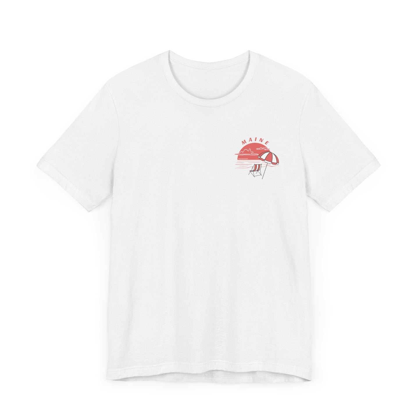 Maine Beach Umbrella Graphic Tee