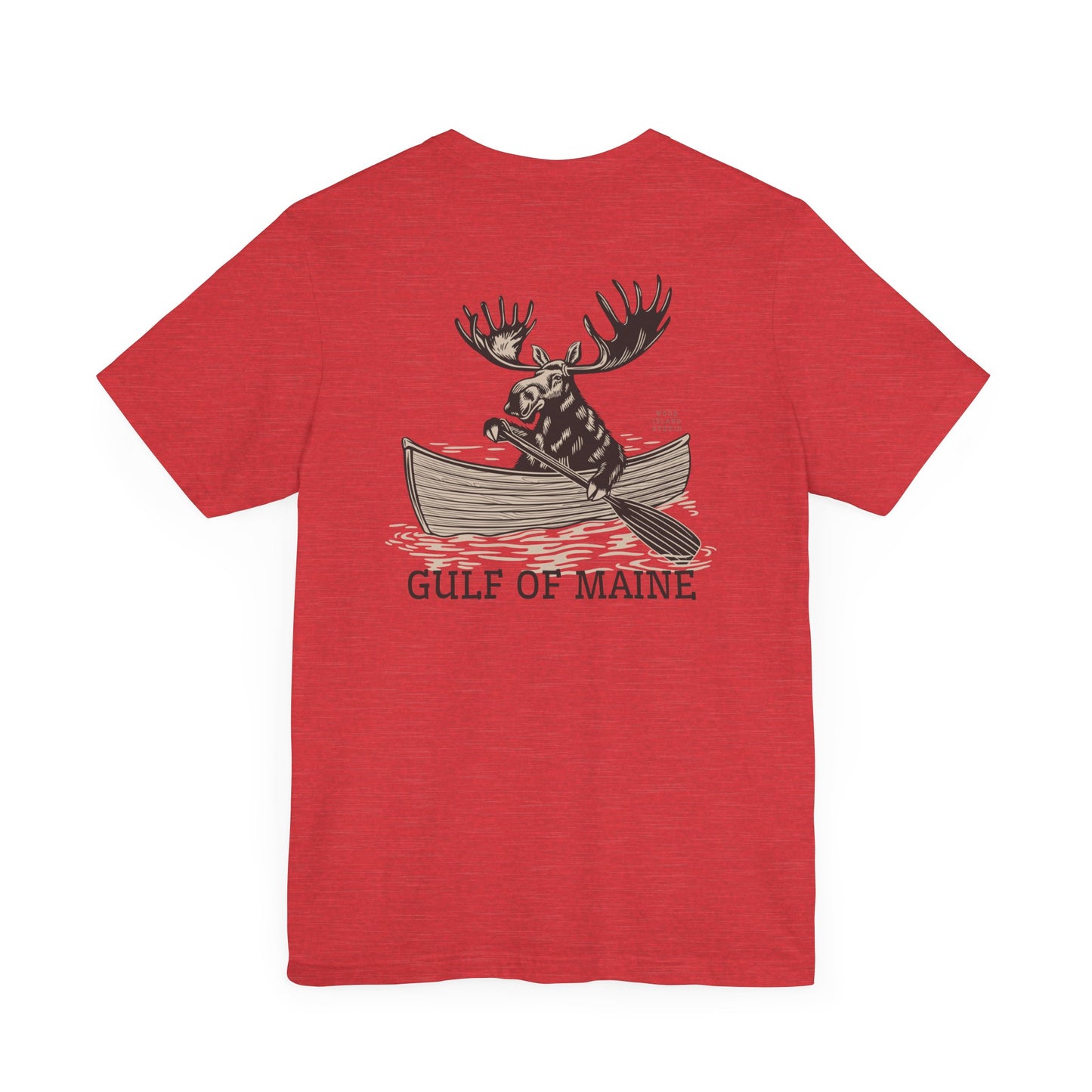 Gulf of Maine Rowing Moose Graphic Tee