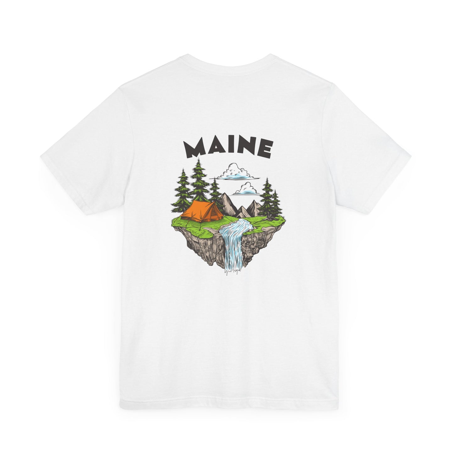 Maine Camping Graphic Tee