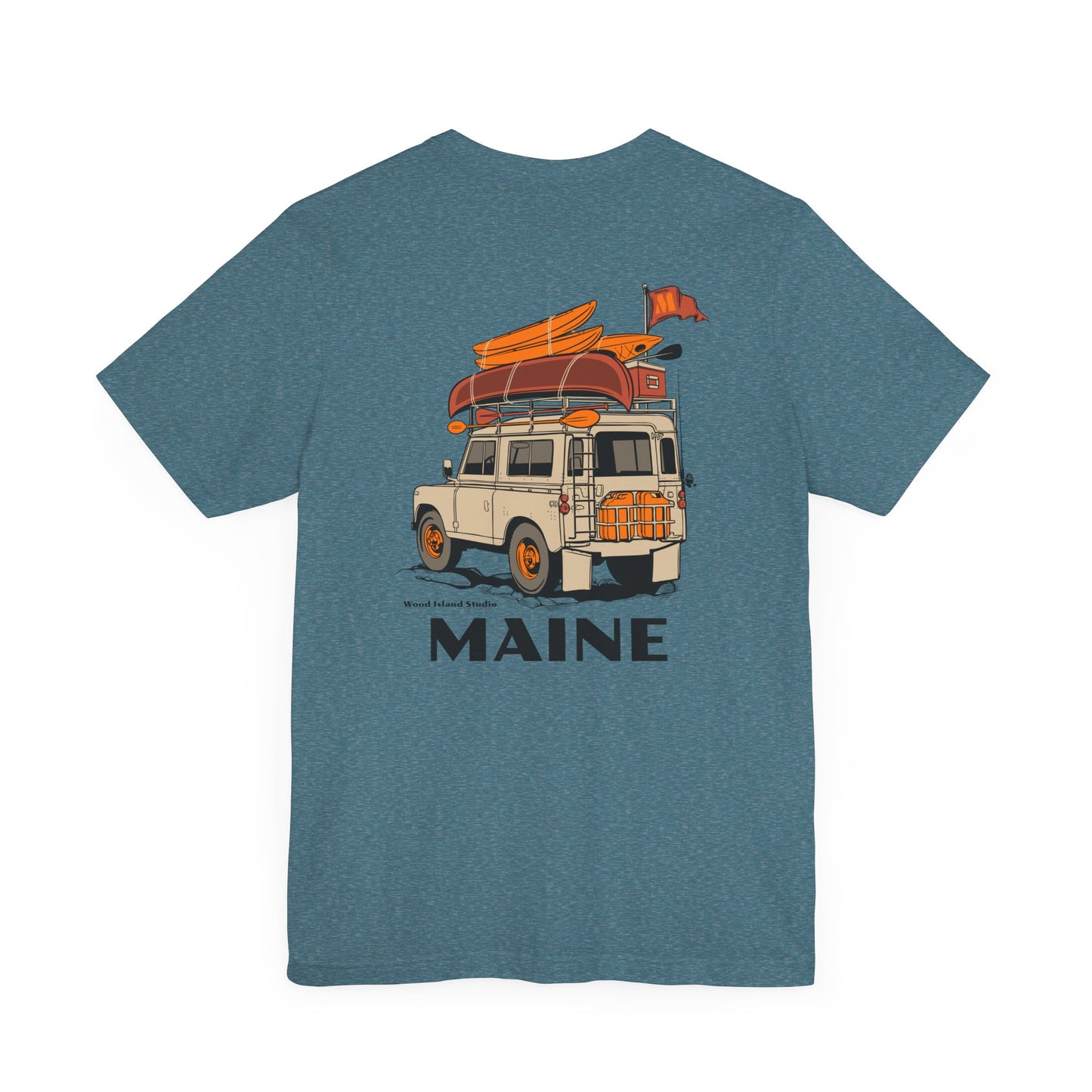 Maine Adventure Unisex Short Sleeve Tee - Perfect for Summer Trips!