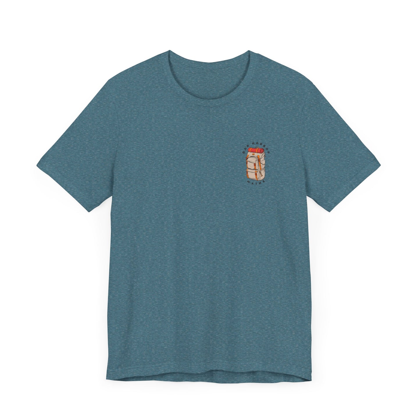 Bar Harbor Maine Backpacking Graphic Tee