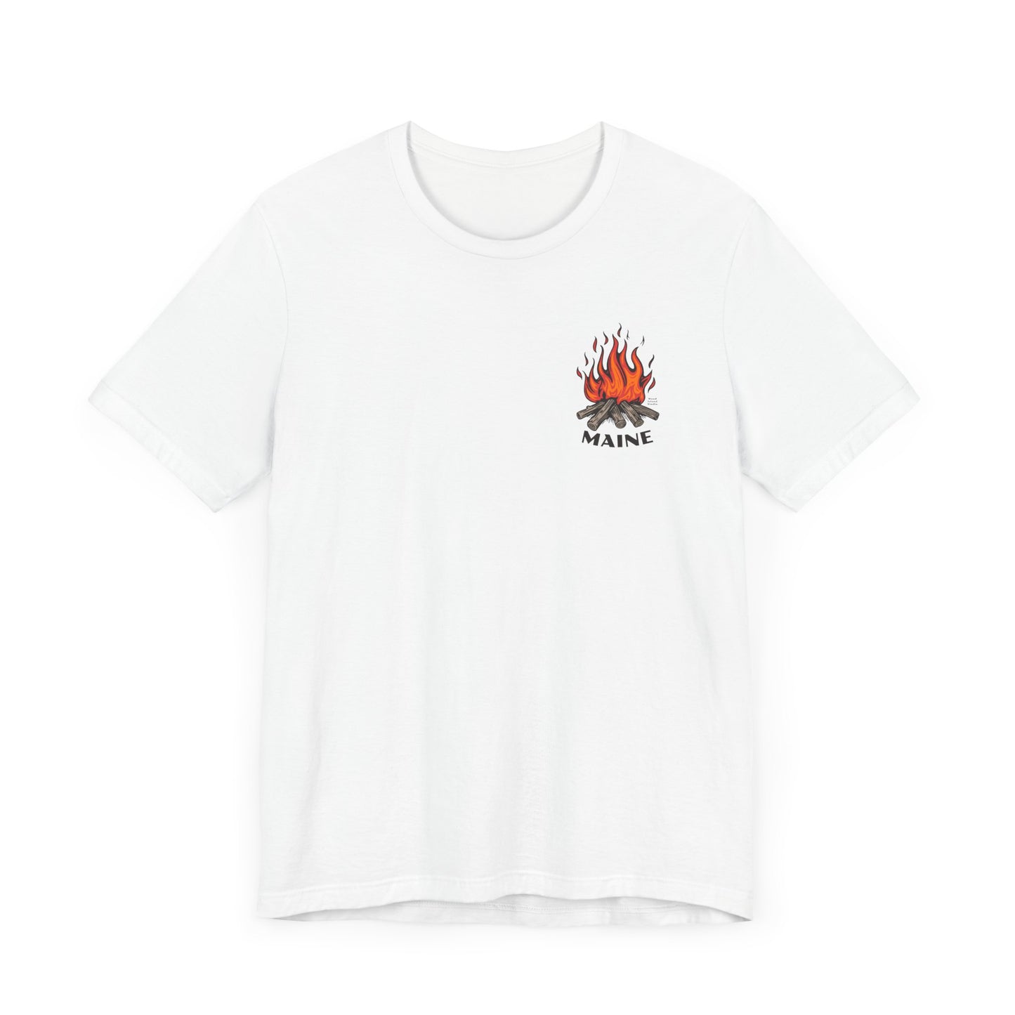 Maine Campfire Graphic Unisex Tee