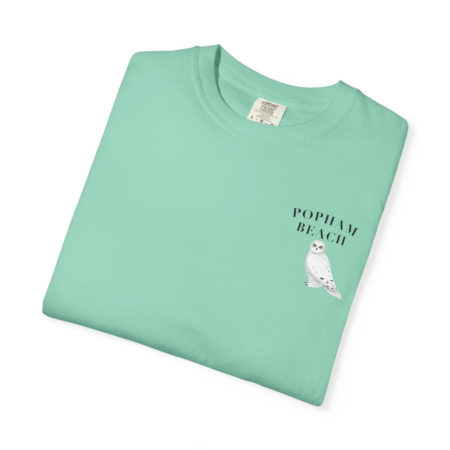 Popham Beach Snowy Owl Tee – Comfort Colors 1717
