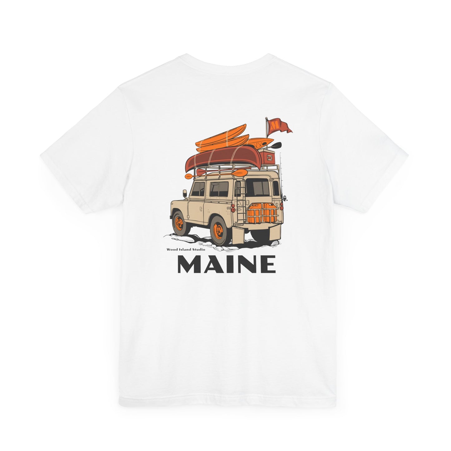 Maine Adventure Unisex Short Sleeve Tee - Perfect for Summer Trips!