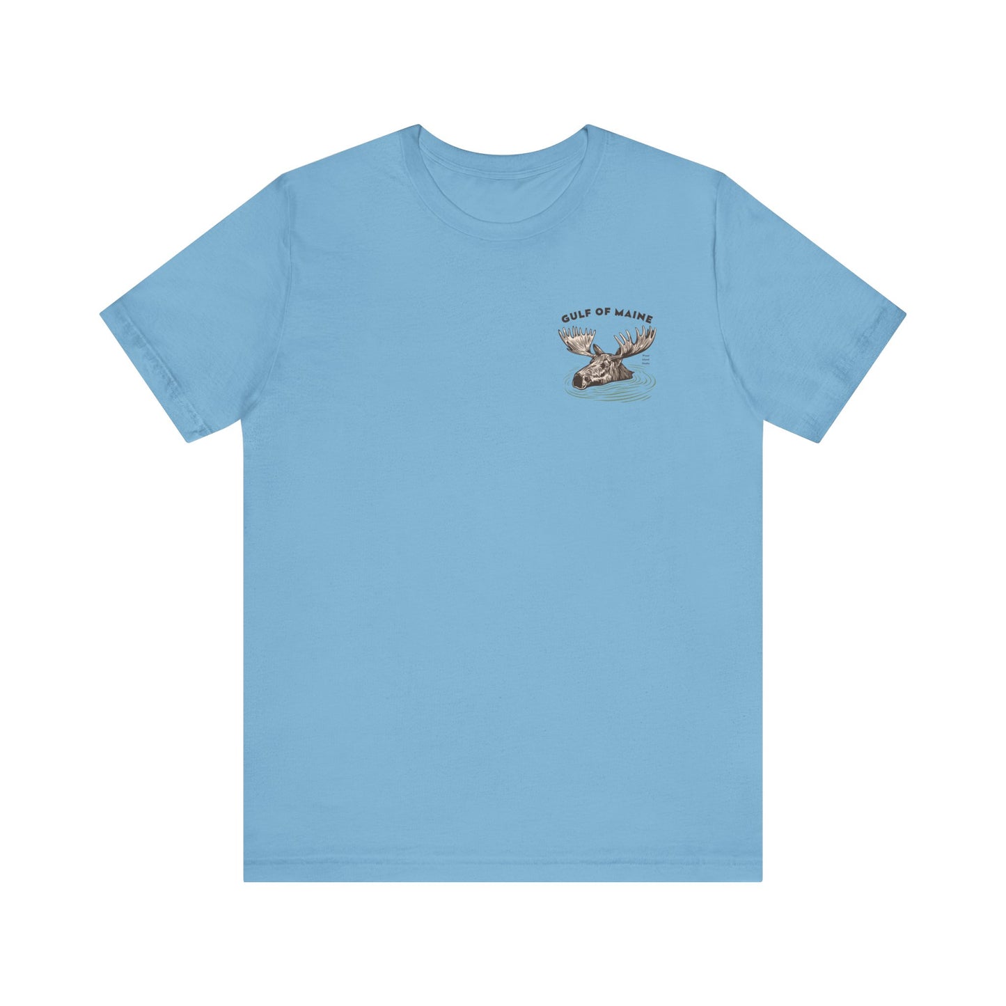 Gulf of Maine Moose Graphic Tee - Unisex Short Sleeve T-Shirt