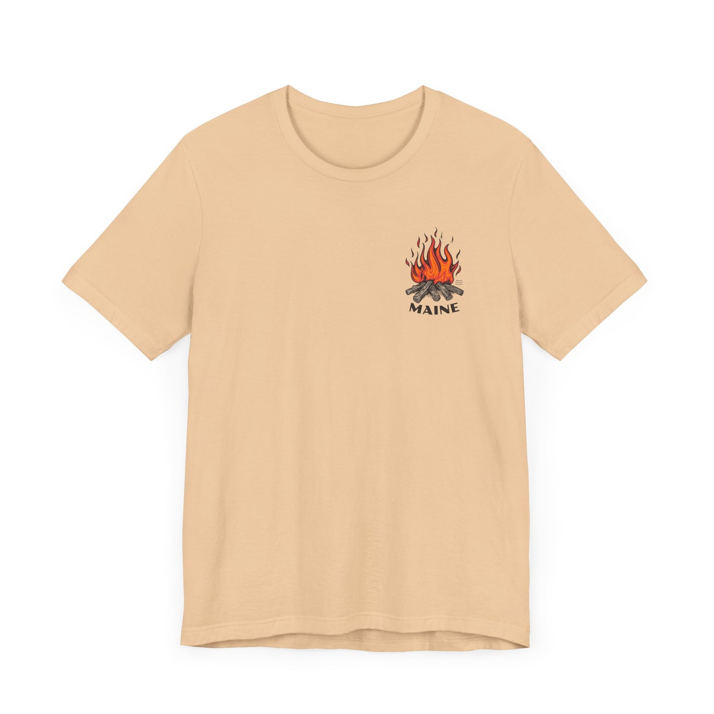 Maine Campfire Graphic Unisex Tee