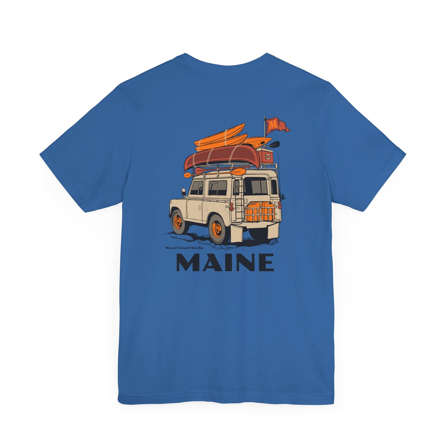 Maine Adventure Unisex Short Sleeve Tee - Perfect for Summer Trips!