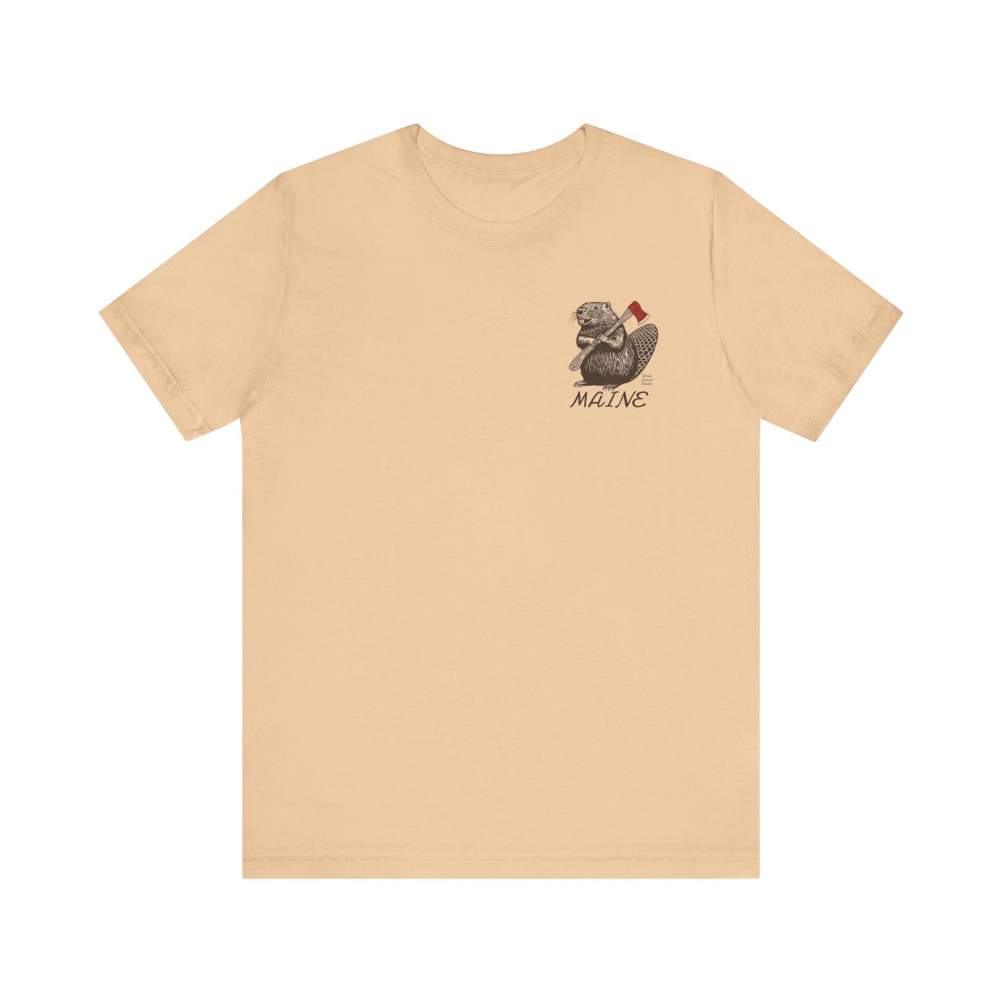 Beaver Axe Maine Graphic Unisex Tee