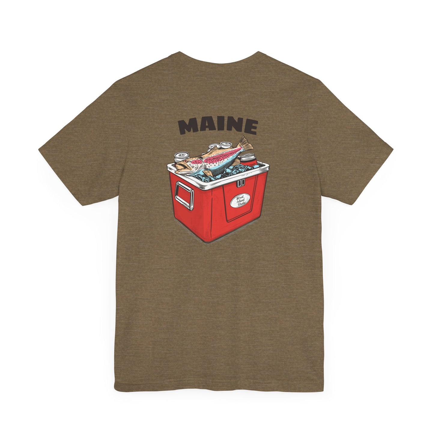Maine FIsh Camp Graphic Unisex Tee
