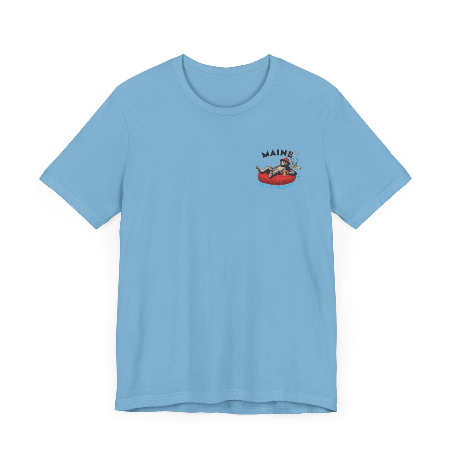 Maine Rafting Bear Graphic Tee