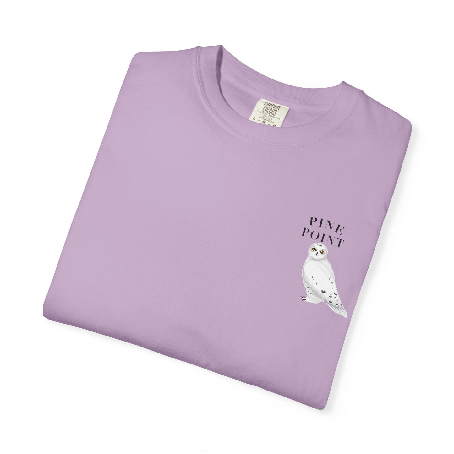 Pine Point Snowy Owl Tee – Comfort Colors 1717