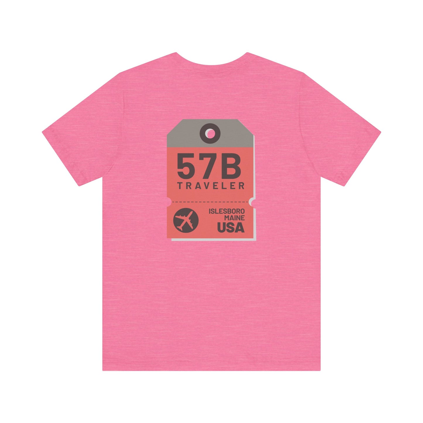 Islesboro Maine Luggage Tag Graphic Tee 57B