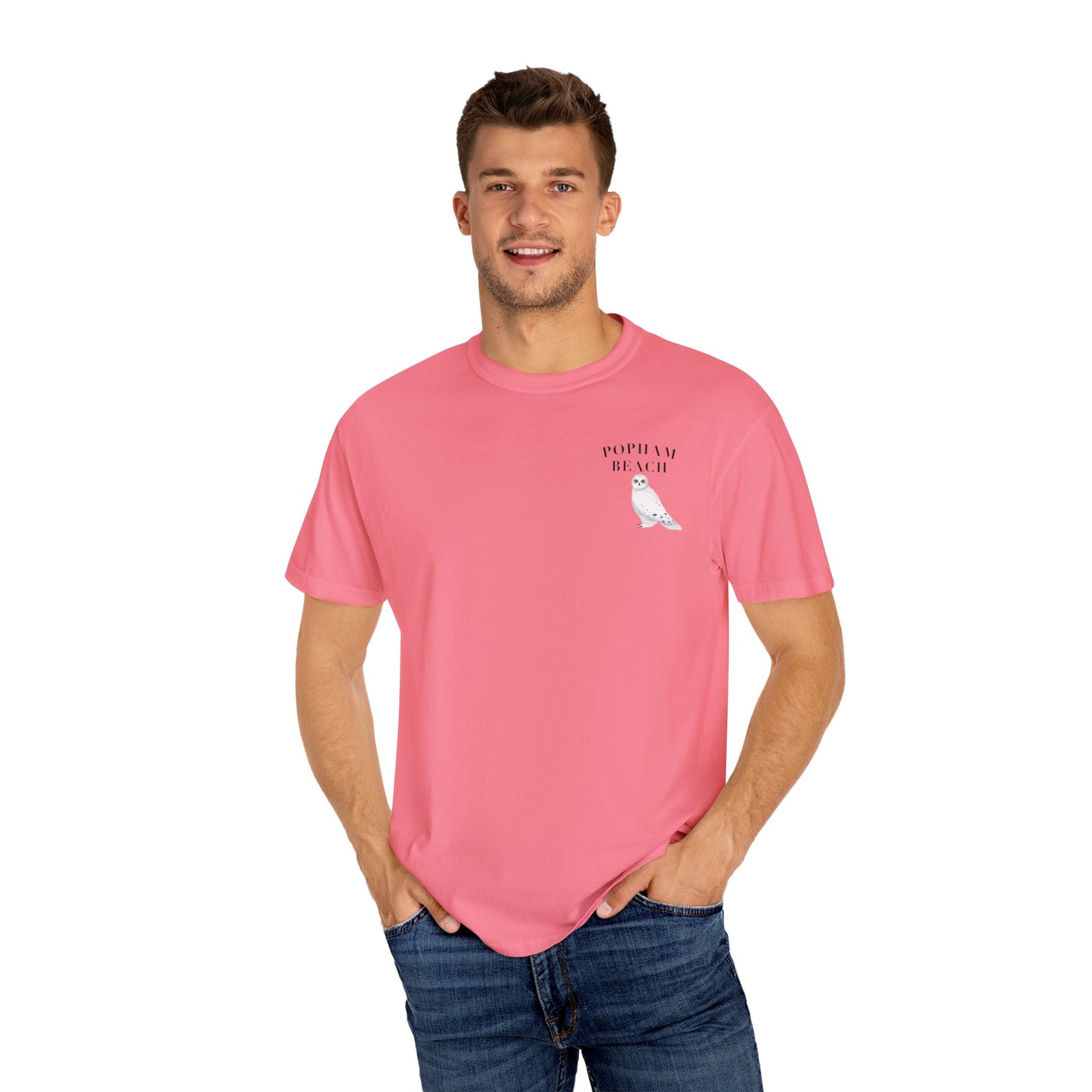 Popham Beach Snowy Owl Tee – Comfort Colors 1717