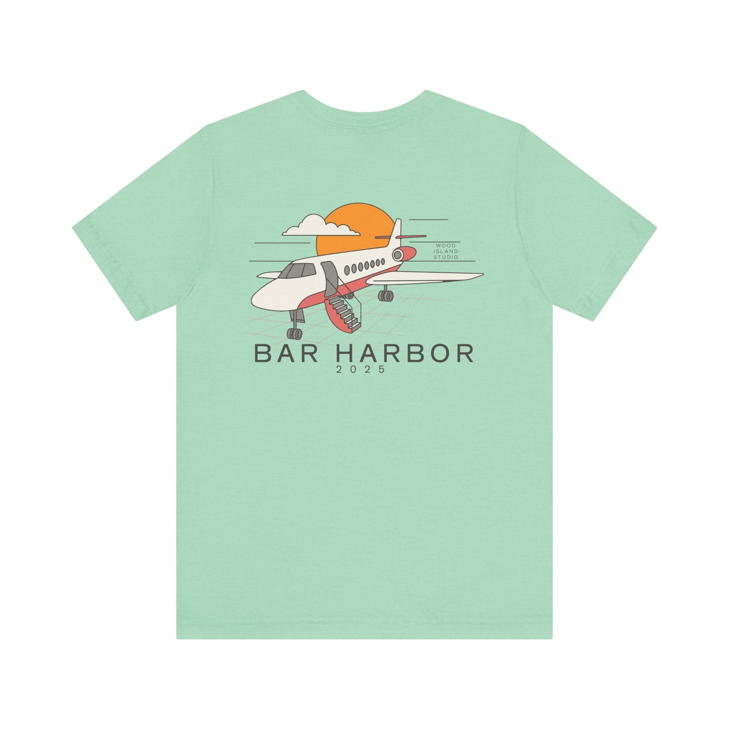 Bar Harbor Maine Aviation Graphic Tee