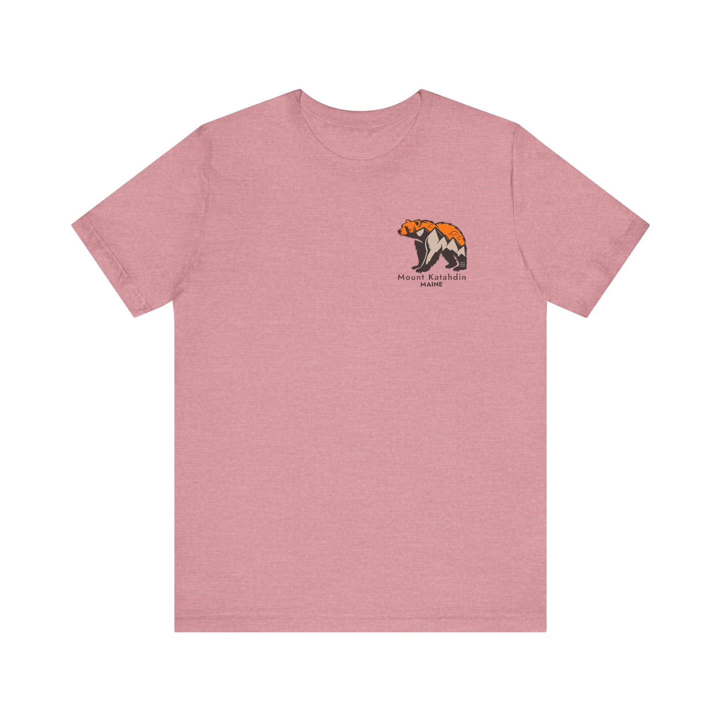 Mount Katahdin Maine Bear Graphic Unisex Tee