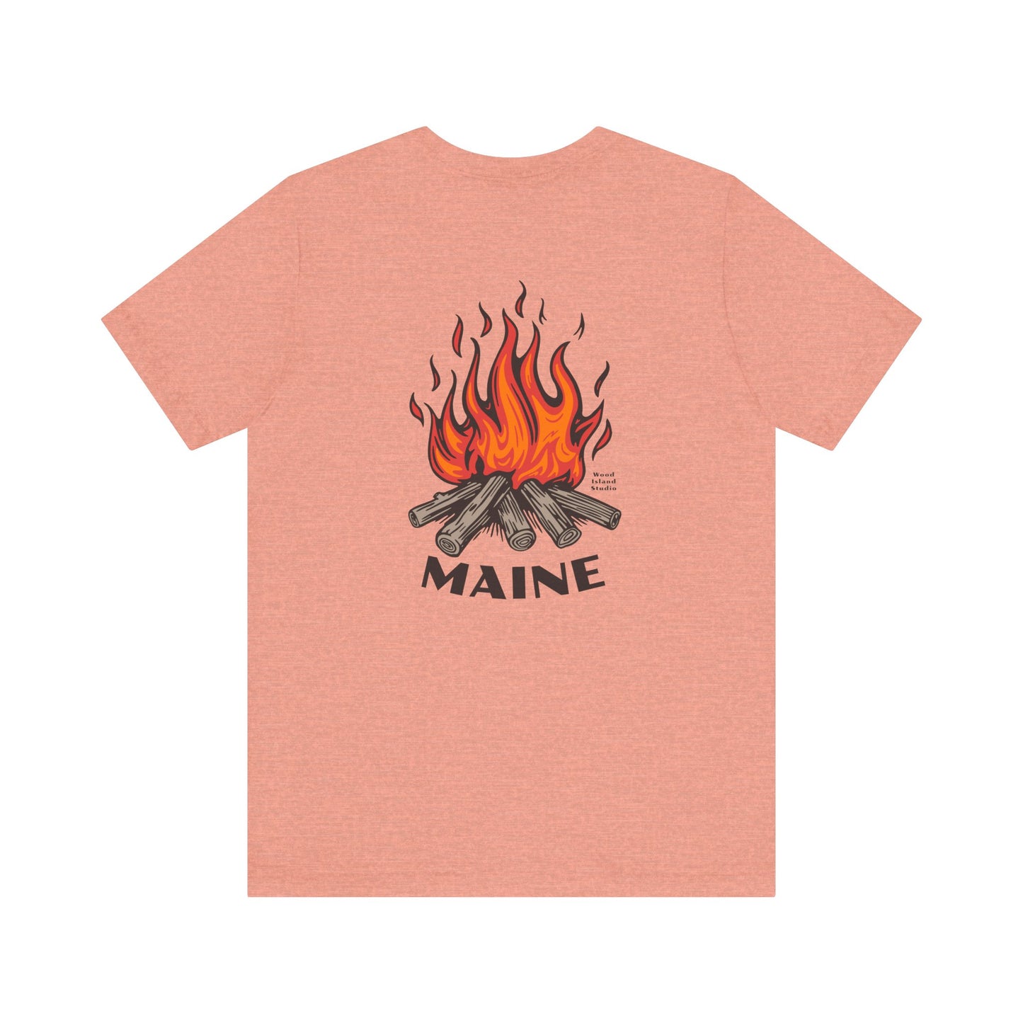 Maine Campfire Graphic Unisex Tee